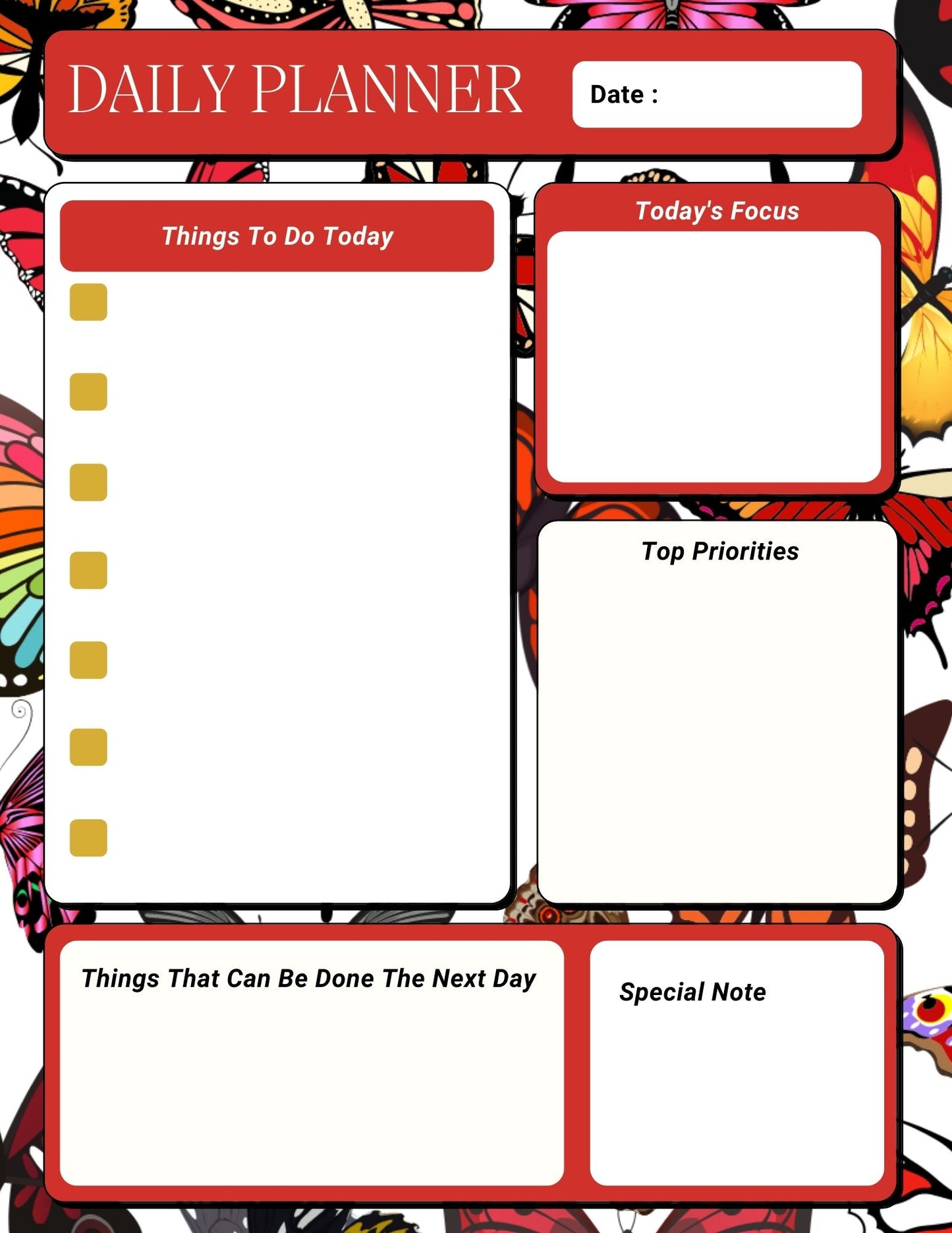 Love Tu Heal Digital Planner pages