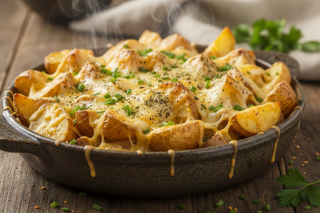 Cheesy Ranch Oven Roasted Potatoes