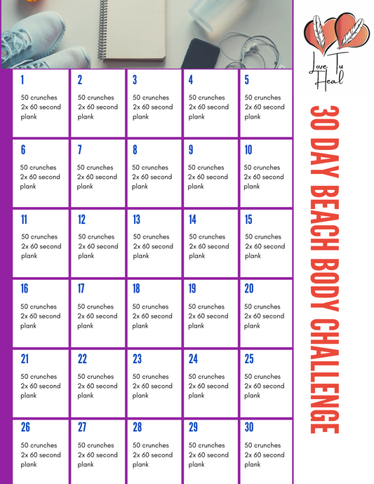30 Day Beach Body Workout Plan