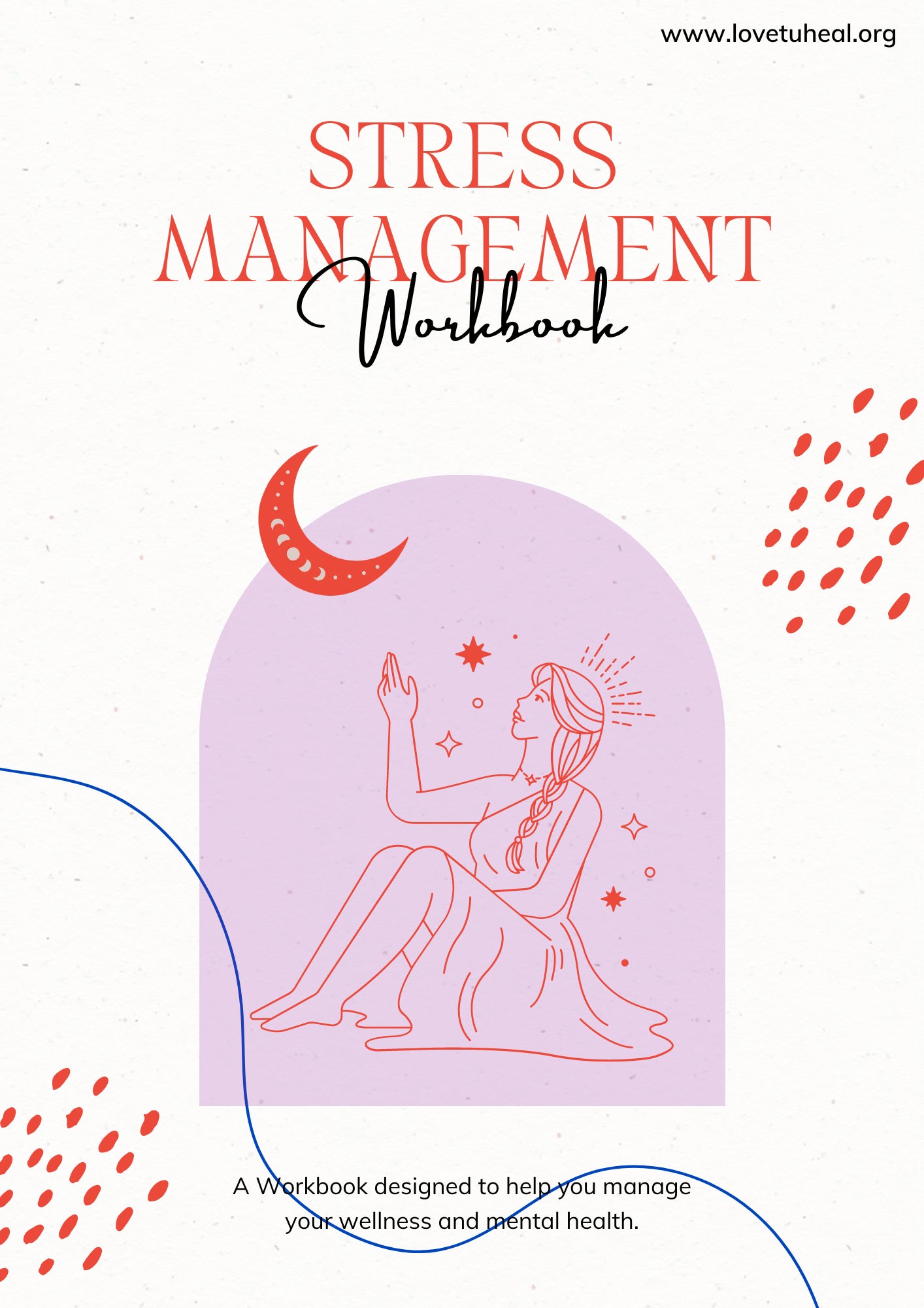 Stress Management Workbook Planner E-Book