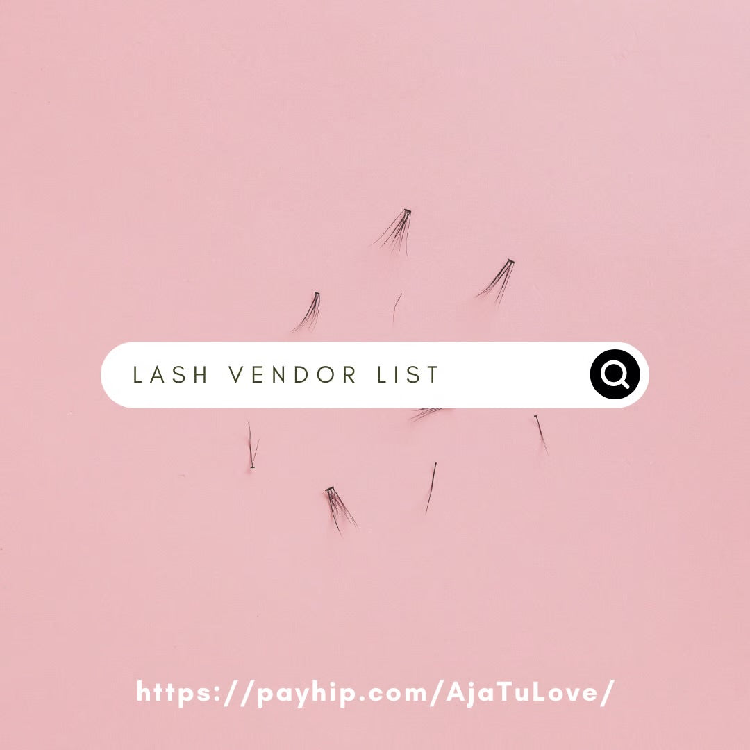 Lash Vendor List