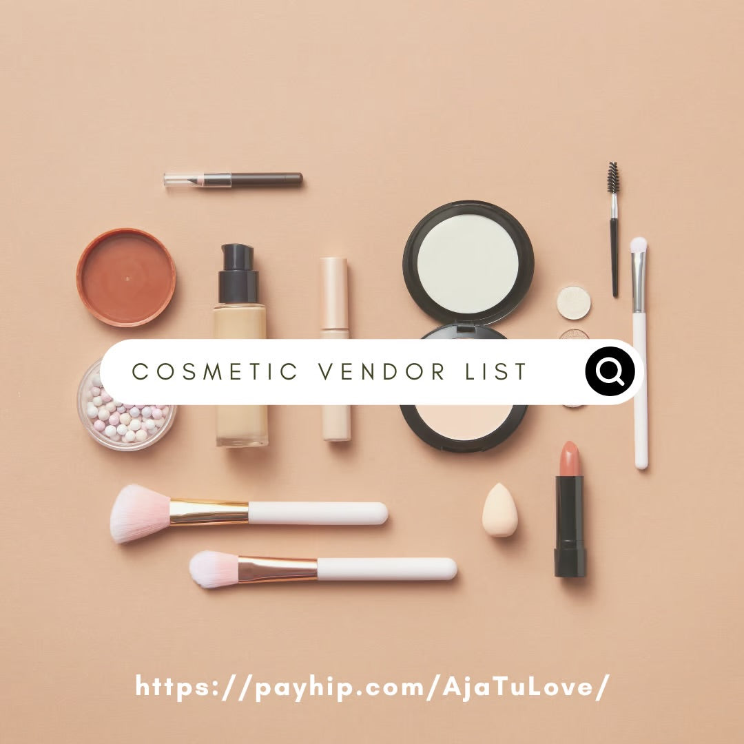 Cosmetic Vendor List