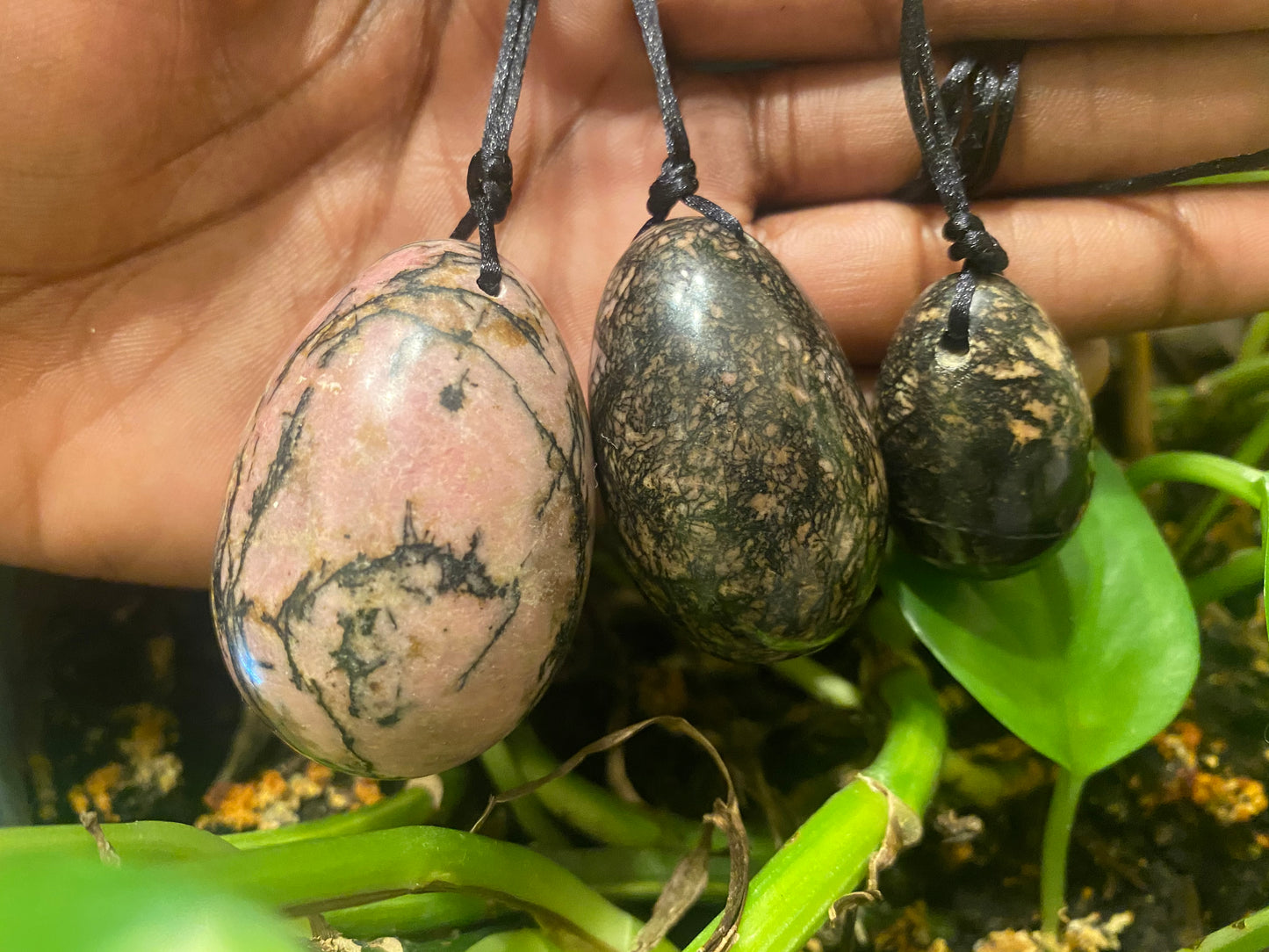 Pink Rhodonite Yoni Eggs